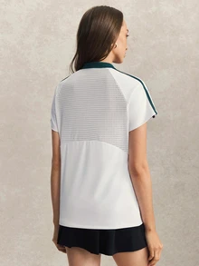 Activina Women's Sports Polos - White - View 2