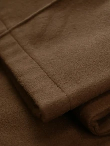 Vavine Women's Solid Color Pocket Casual Daily Wear Long Pants - Brown - View 6