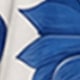 Blue and White