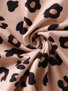 SHEIN 3 Sets Girls Casual Fashion Leopard Print Long Sleeve & Long Pants With Cat And Heart Design, Spring/Autumn Daily Wear - Multicolor - View 6
