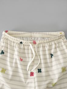 SHEIN Setelan Atasan 2 Potong untuk Anak Perempuan Remaja Musim Gugur, Kasual, Rajut, Kembali ke Sekolah, Vintage, Ramping, Pakaian Musim Gugur, Musim Gugur, Pakaian Liburan - Putih - View 5