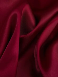 Sweetra French Style Minimalist Sexy Sweet Lace Pleated Elegant Bodycon Short Skirt For Women Plus Size Fall - Burgundy - View 3