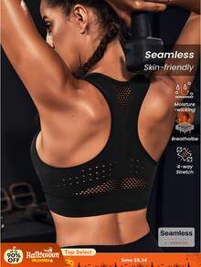 SHEIN Velisys 無縫女款運動內衣 - 彩色 - 查看 2