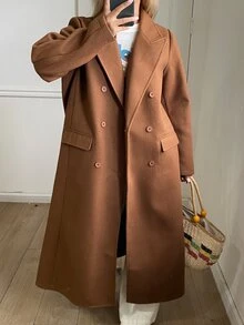 DAZY Women Overcoats - Coffee Brown - View 6