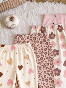 2PCS Young Girls Pants - Multicolor - View 5
