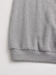 Zayélia Women's Lace Trim Backless Bow Knitted Mini Dress - Grey - View 6