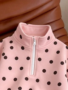 (Baby Girls Hoodie & Sweatshirt Co-Ords) - Beige - View 4
