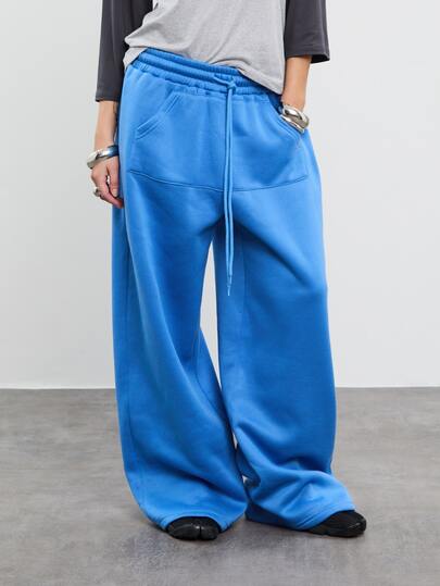 COUREZ Kangaroo Pockets Baggy Joggers / Y2K Pants For Women Fall Clothes For Women Winter Clothes For Women Back To School Joggers Sweats Sweatpants 