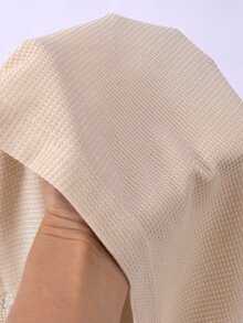 SHEIN 青少年男孩圓領長袖撞色領口與袖口春秋季T恤 - 卡其色 - 查看 7