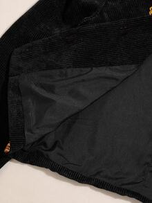 Easelle Women's Colorblock Casual Versatile Daily Long Sleeve Jacket - Black - View 8