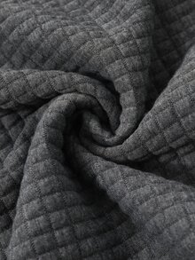 Holdful Holdful Women's Zipper Pocket Long Sleeve Hooded Knit Sweater - Dark Grey - View 5