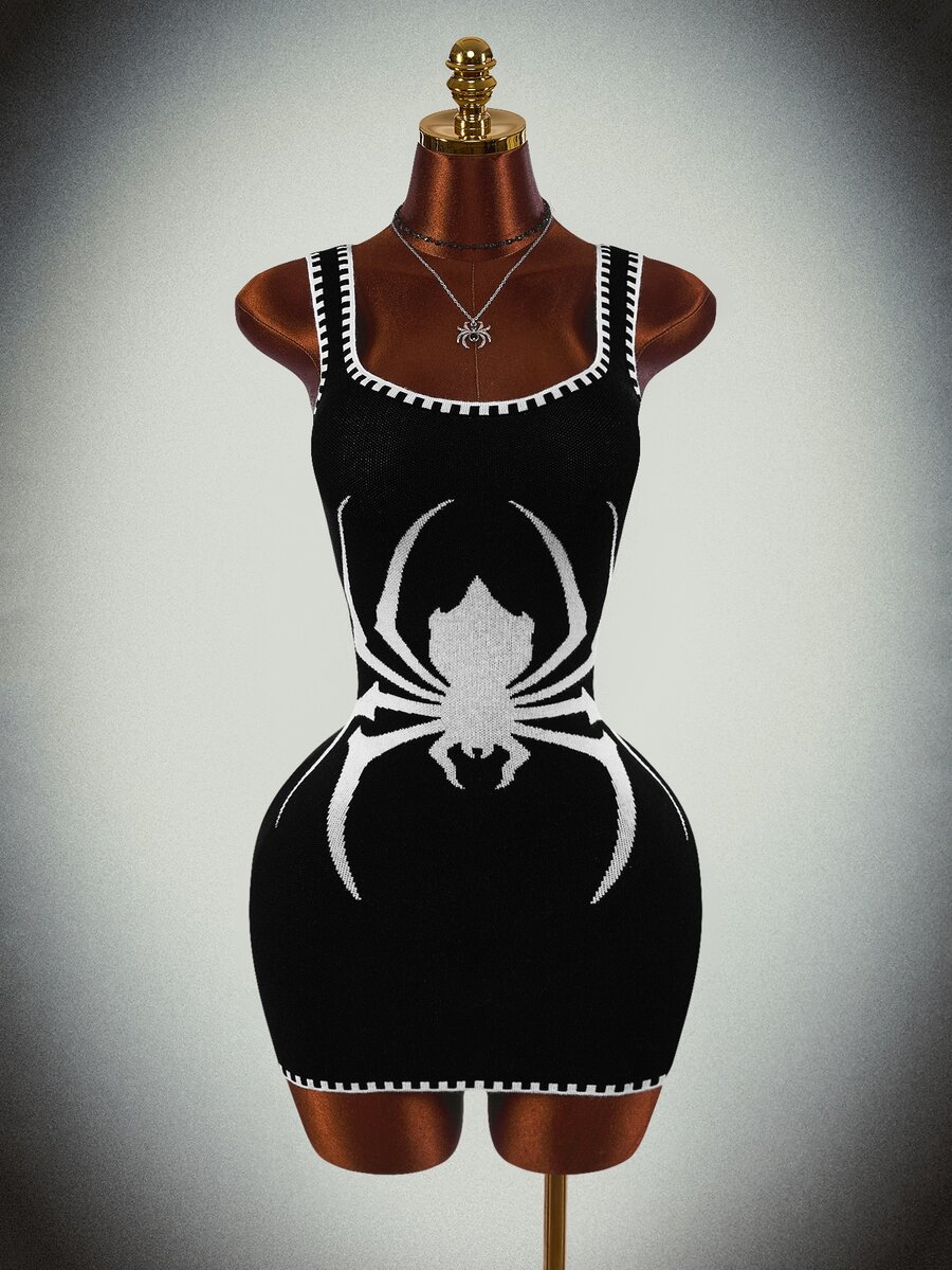 Amplova Daily Date Winter Coffee Color Fur Collar Patchwork Deep V Sexy Knit Jumpsuit - Suitable For Party And Home - Coffee Brown - View 1