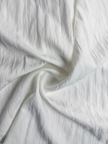 Breezaya Women's Fashion Sweet Textured Button Dress - White - View 7