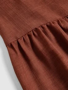 Elenzga French Style Hanging And Wide Leg Pants With Slimming Texture And Elegant Commuting Casual Women's Pants

﻿
﻿ - Rust Brown - View 6