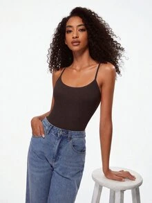 SHEIN BASICS 2PCS Women Tank Tops & Camis - Multicolor - View 1