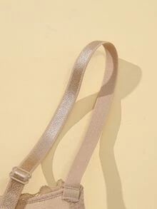 SHEIN 浪漫可愛蕾絲聚攏胸罩，小胸顯大可調節日常穿著 5 件組 - 彩色 - 查看 5