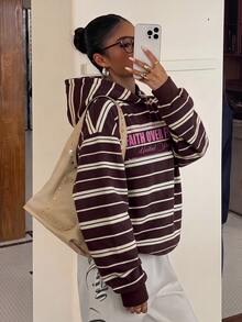 Muchica Sweatshirt Longgar Kasual Wanita - MultiWarna - View 1