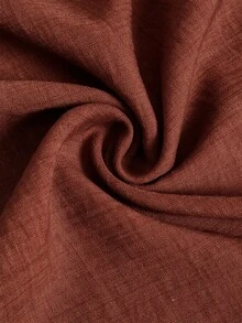 Elenzga French Style Hanging And Wide Leg Pants With Slimming Texture And Elegant Commuting Casual Women's Pants

﻿
﻿ - Rust Brown - View 7