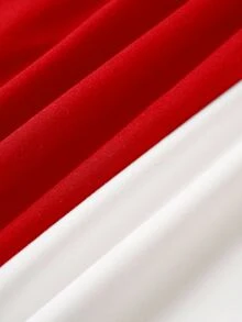 SHEIN BASICS 女款純色針織圓領長袖連身衣 黑白色 夏季基礎款 辦公居家日常度假夜店休閒極簡風 - 彩色 - 查看 5