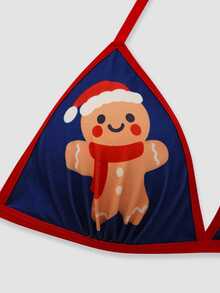 Chillnights Women's Lingerie Set Christmas Reindeer Cute Lingerie Set - Multicolor - View 6