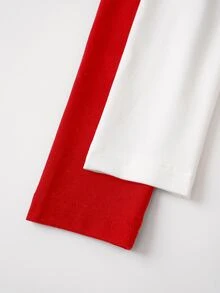 SHEIN BASICS 女款純色針織圓領長袖連身衣 黑白色 夏季基礎款 辦公居家日常度假夜店休閒極簡風 - 彩色 - 查看 8