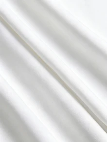 Sweetra 女款休閒優雅修身寬腿褲，適合辦公穿著、商務穿著、戶外穿著 - 白色 - 查看 5