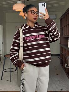 Muchica Sweatshirt Longgar Kasual Wanita - MultiWarna - View 4