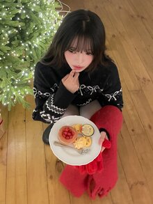 DAZY Women's Korean Style High Neck Long Sleeve Autumn/Winter Sweater 2 Pieces Set - Black - View 4