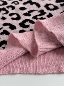 Maweii Plus Women's Sweater Cardigan, Sweater Coat, Pink, Style, Casual, Elegant, Autumn/Winter - Multicolor - View 8