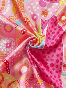Chillnights Plus Size Young Polka Dot Print Top And Pants Pajama Set - Multicolor - View 8