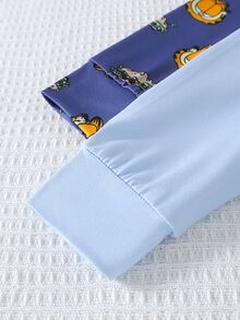 GARFIELD | SHEIN 2PCS Baby Boys Pajamas - Multicolor - View 3