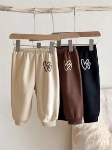SHEIN 3 Buah Celana Olahraga untuk Anak Perempuan - MultiWarna - View 4