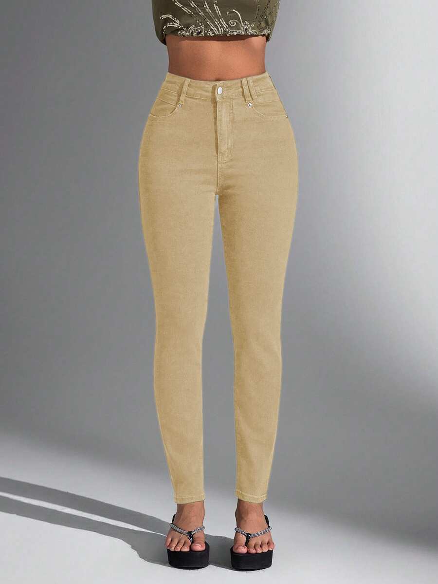 Balvessa Women's Casual Daily Denim Jeans With Pockets And Buttons for ...