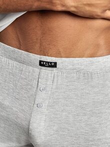 Manfinity Underwear&Sleepwear Basics Minimalist Comfortable Grey Basic Men's Alro Pants - Multicolor - View 4