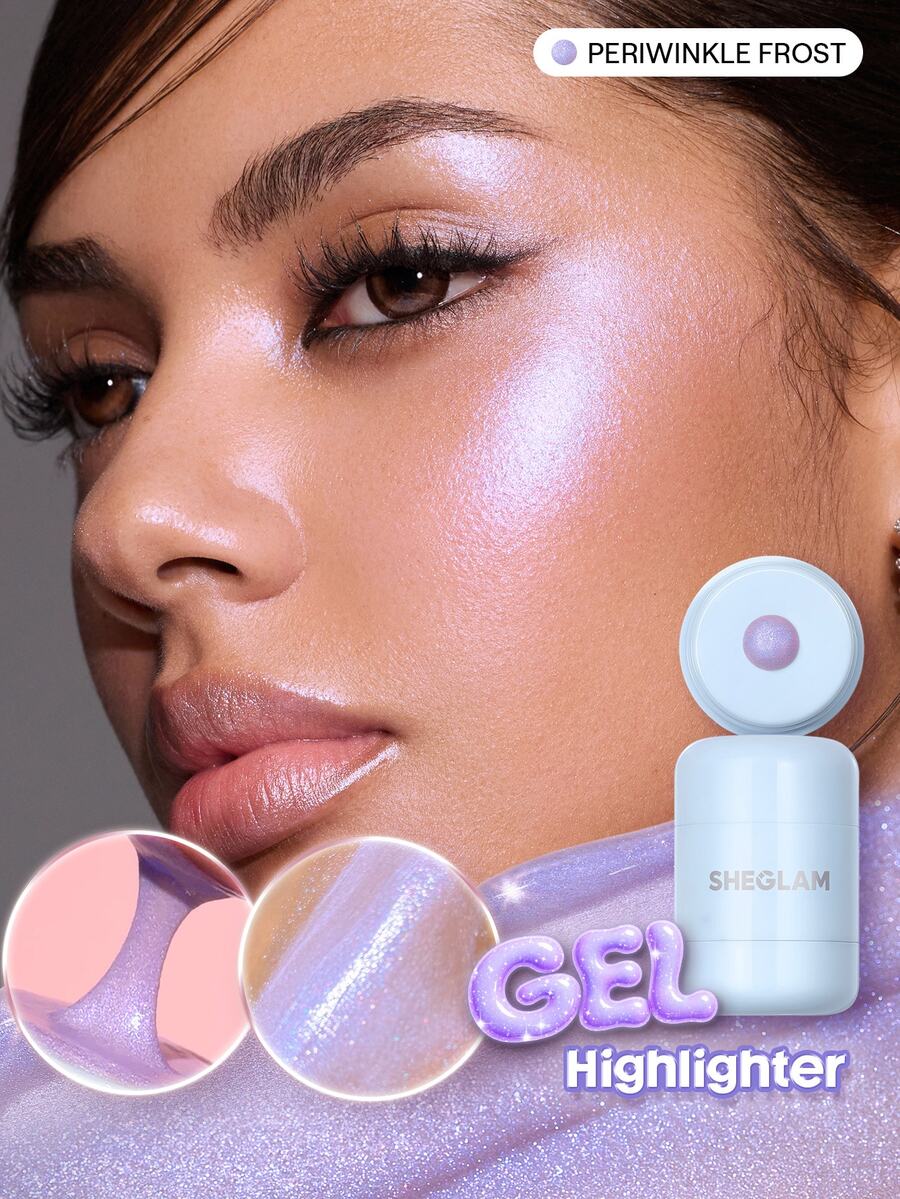SHEGLAM Stretch & Shine Iluminador Em Gel-Periwinkle Frost Iluminador ...