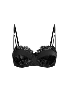 AltBold Women's Classic Contrast Color Lace Camisole, Adjustable Strap Eyelash Lace Party Top 2-Piece Set - Multicolor - View 9