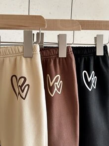 SHEIN 3 Buah Celana Olahraga untuk Anak Perempuan - MultiWarna - View 3
