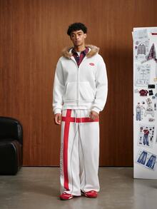 TOKVUE Men's Letter Pattern Casual Daily Sweatpants - Multicolor - View 5