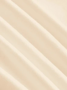SHEIN BASICS 女款白色素色長袖高領羅紋針織修身T恤上衣，辦公室秋季基礎休閒款 - 卡其色 - 查看 7