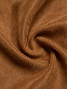 LUMIGAL Women's Vintage Double-Breasted Zipper Suede Vest - Brown - View 9