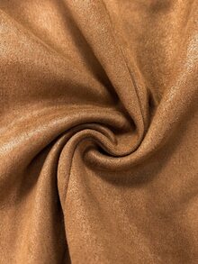 Balvessa Blus Lengan Panjang Elegan dengan Kancing di Pinggang untuk Wanita, Cocok untuk Liburan - Coklat - View 9