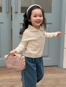 DAZY Baby Girls Sweaters - Apricot - View 7