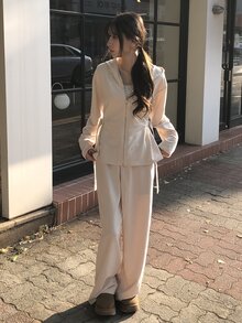 DAZY Women Two-Piece Outfits - Beige - View 4