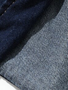 Livesso Women Denim Tops Everyday Date - Dark Wash - View 7