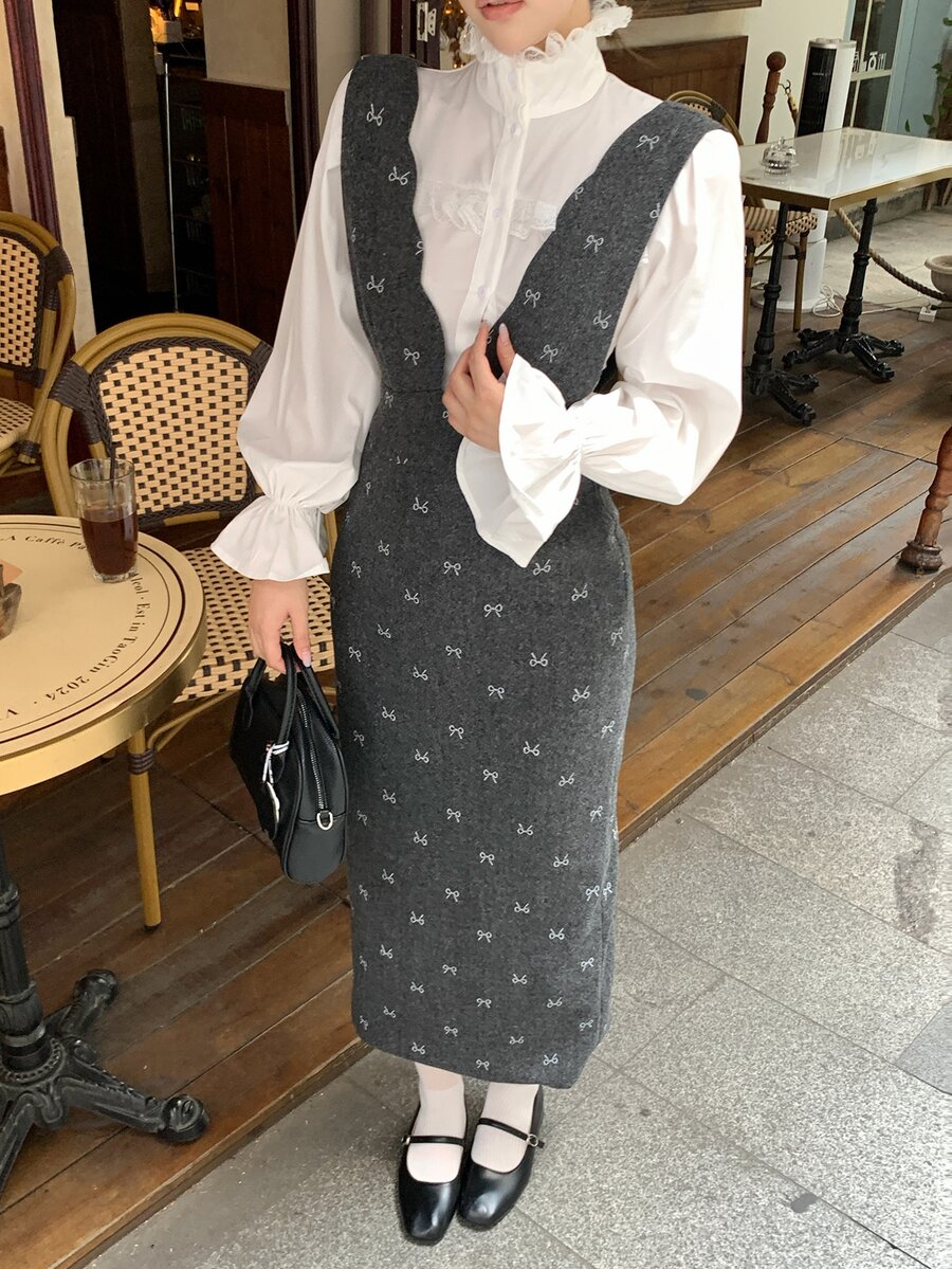 DAZY Women Midi Dresses - Grey - View 1