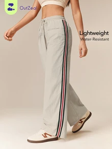 OutZeal Women Sports Pants Hiking Casual Water-Resistant Lightweight Straight Leg Pants - Khaki - View 1