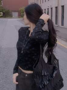 DAZY Women Sweaters - Black - View 3