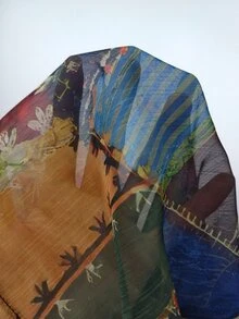 Ceyna 大尺碼女款拼色休閒百搭日常外出襯衫 - 彩色 - 查看 9