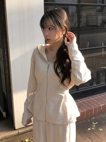DAZY Women Two-Piece Outfits - Beige - View 10