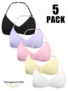 Velisys Velisys Bra Olahraga Tanpa Jahitan, Bra Olahraga Yoga Multi-Potong, Set Olahraga Luar Ruangan, Paket 5 Potong - MultiWarna - View 1